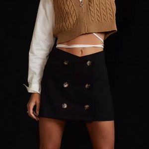 By Anthropologie Trench Mini Skirt